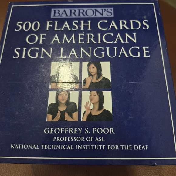 Barron's ASL Flash Cards Set - Picture 2 of 5
